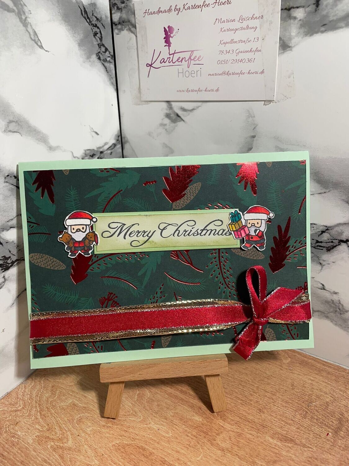 Winter-/Weihnachtskarte
