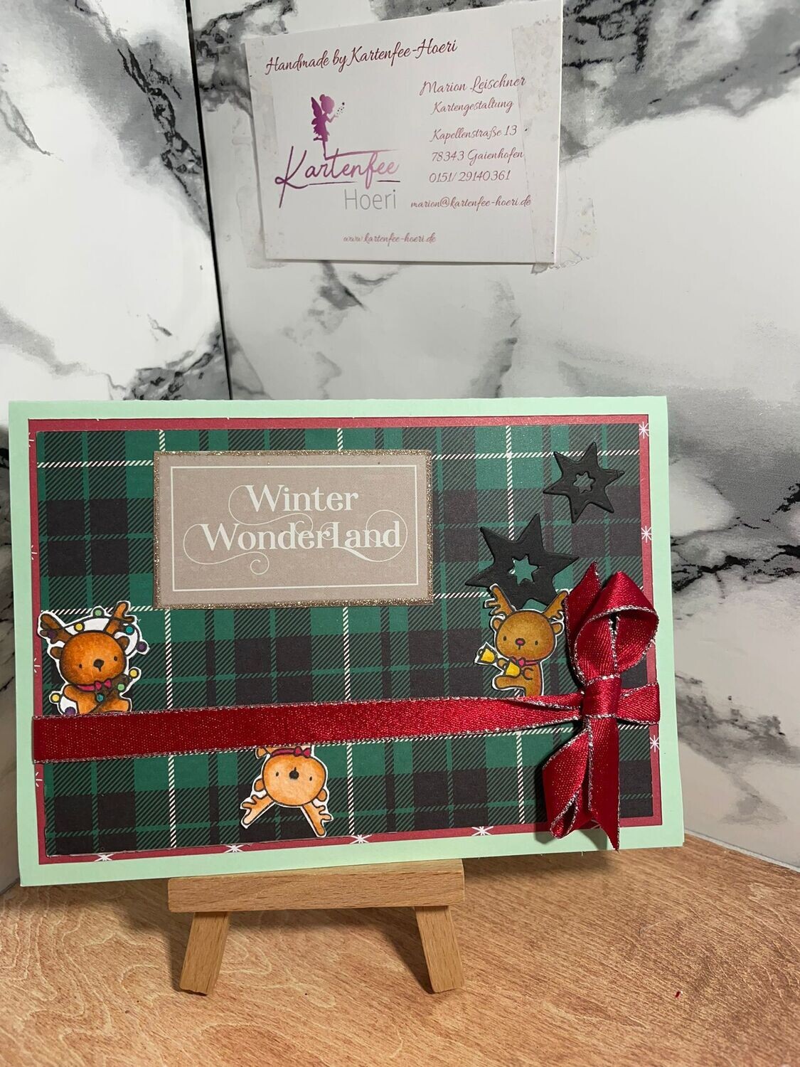 Winter-/Weihnachtskarte