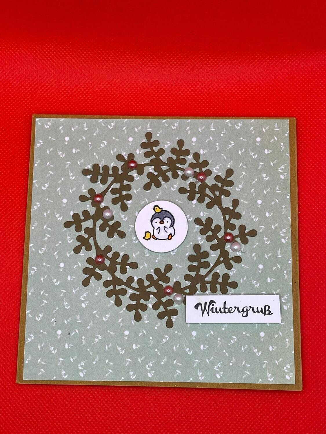 Winter-/Weihnachtskarte