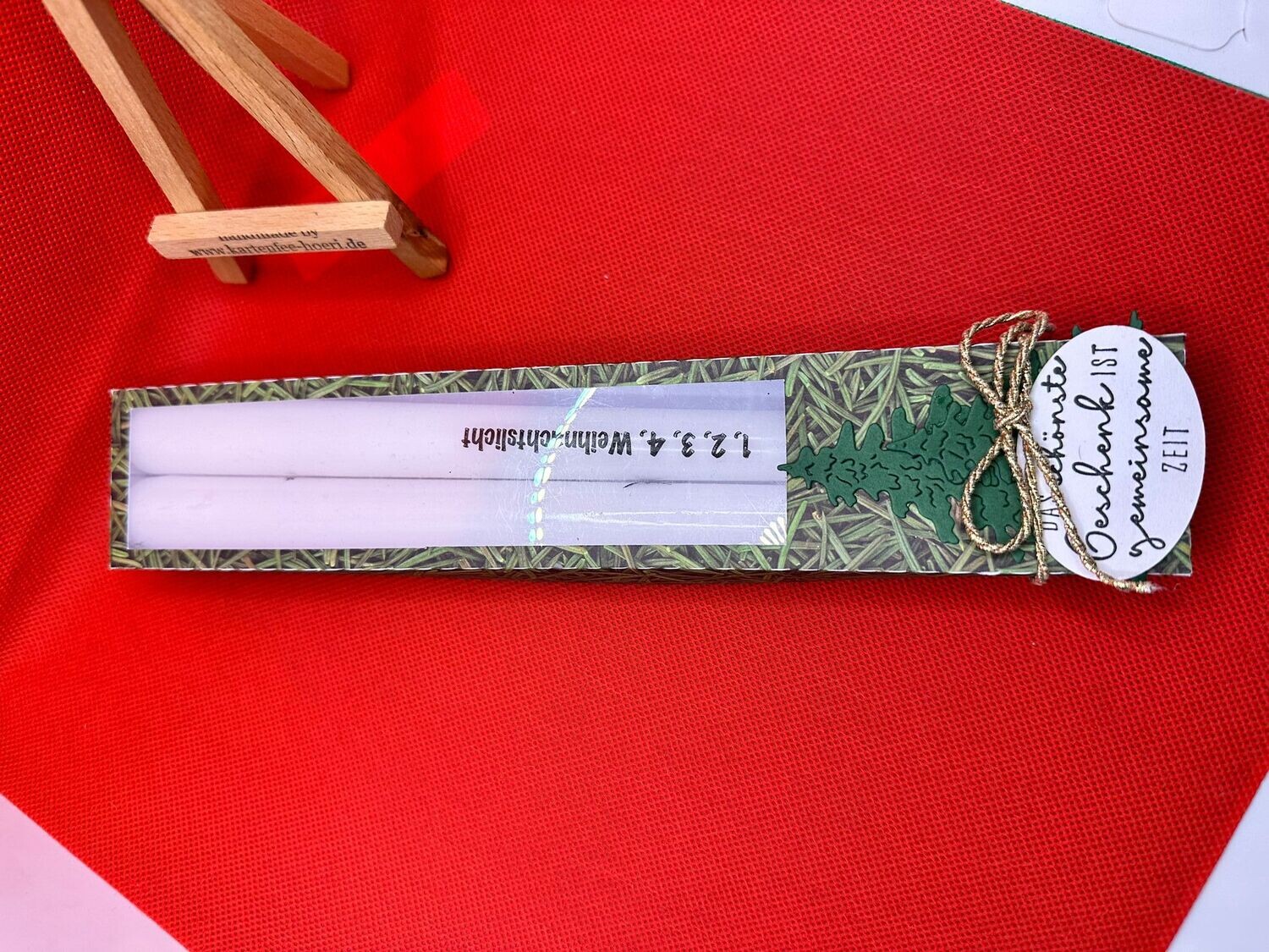 Verpackte Kerzen