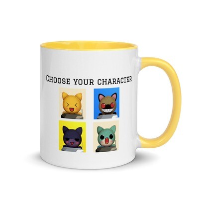 CATS OF WAR - Choose Your Character Mug with Color Inside