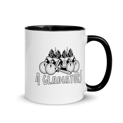 The 4 Gladiators Mug with Color Inside