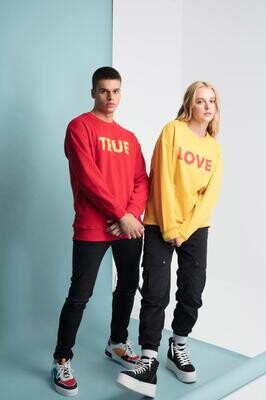 Red &amp; Yellow couples sweatshirts