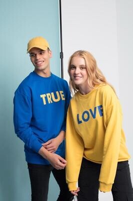 Blue &amp; Yellow couples sweatshirts