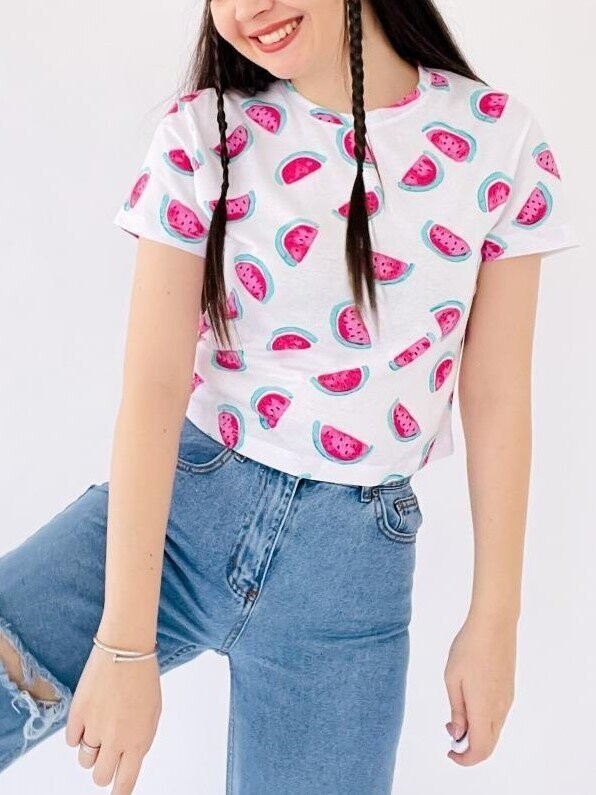 Watermelon Crop Top
