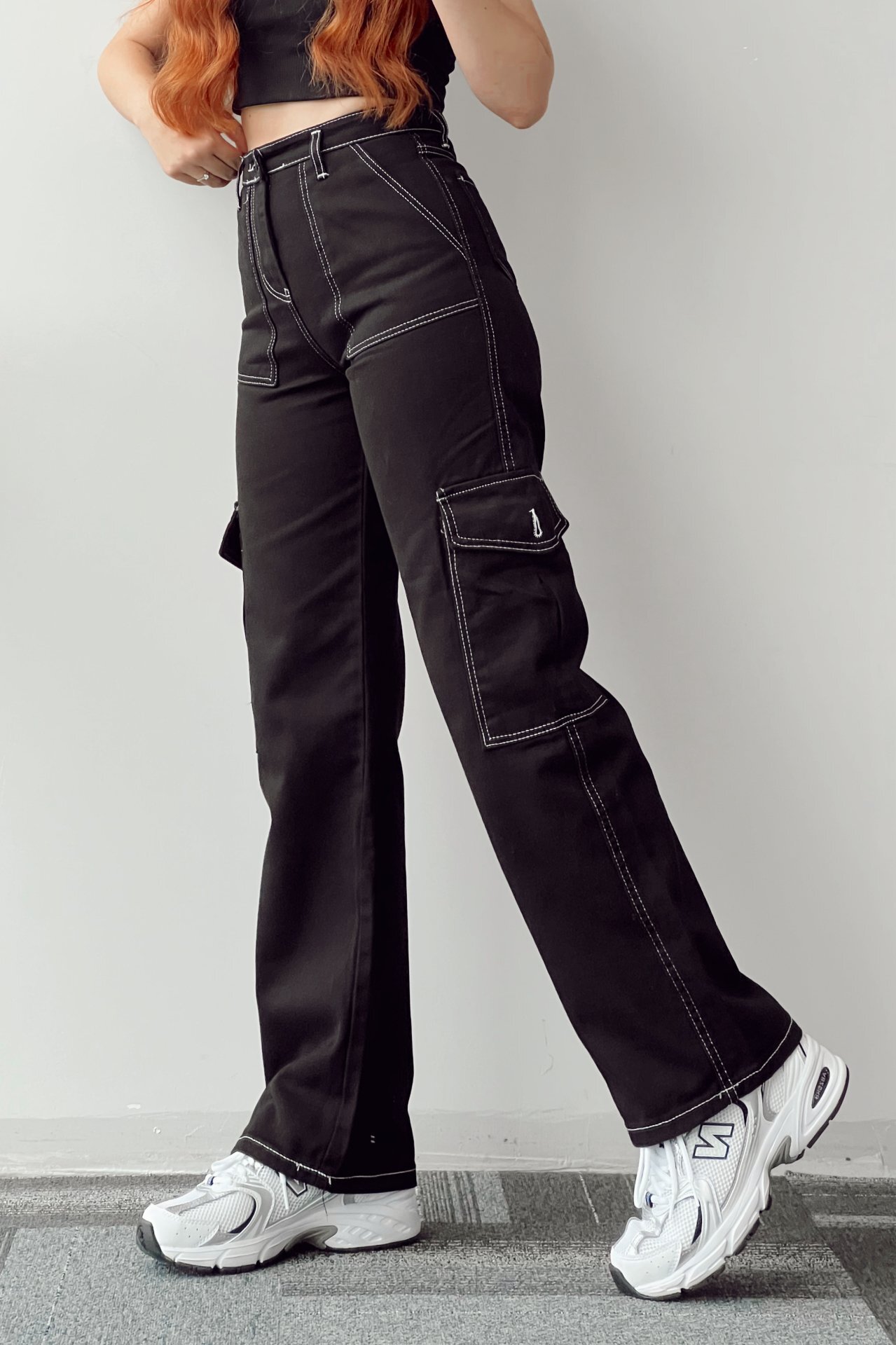 Black Cargo Pants With White Stitching black-cargo-pants-with-white-stitching