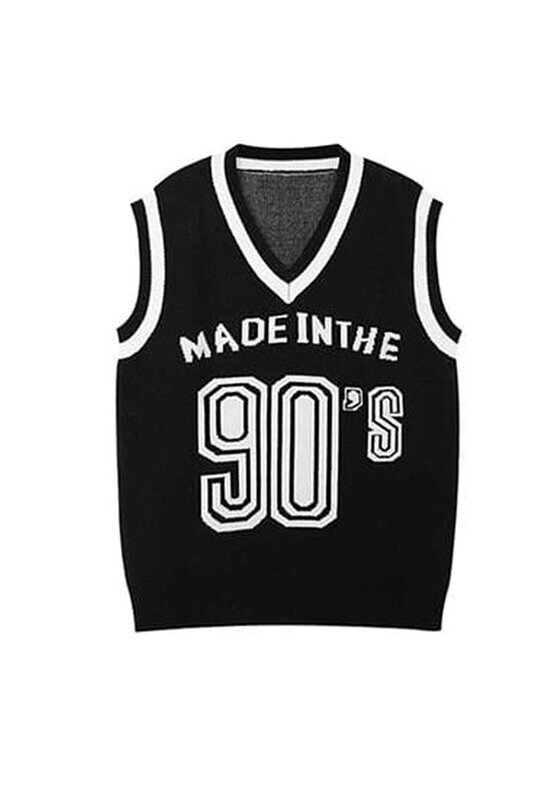 black-90s-sweater-vest