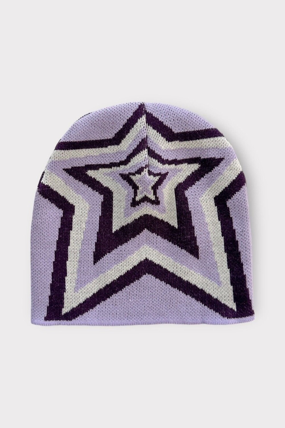 Lilac Nested Stars Beanie