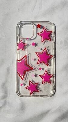 Iphone 13 Pink Stars Cover