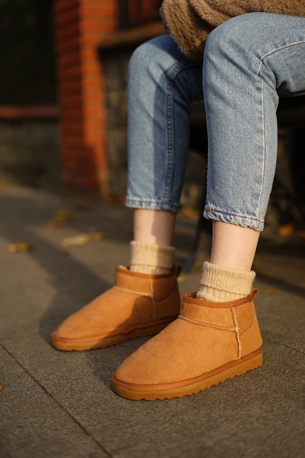 Low Platform Brown UGGs