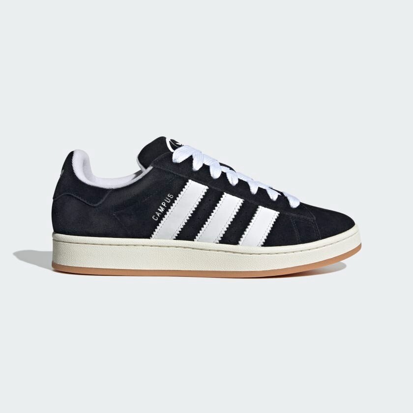 Adidas Black Campus OOS Shoes, Size: 36