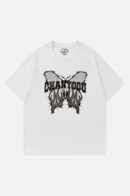 Chanyoou Butterfly Oversized Unisex Tshirt