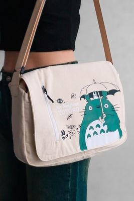 Beige My Neighboor Totoro Messenger Bag