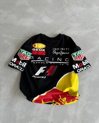 Black Formula 1 Unisex Tshirt