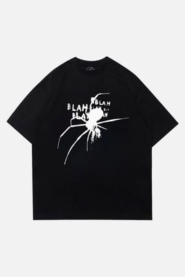 Black Blah Blah Spide Unisex Tshirt