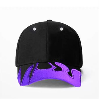 Purple Flames Unisex Cap