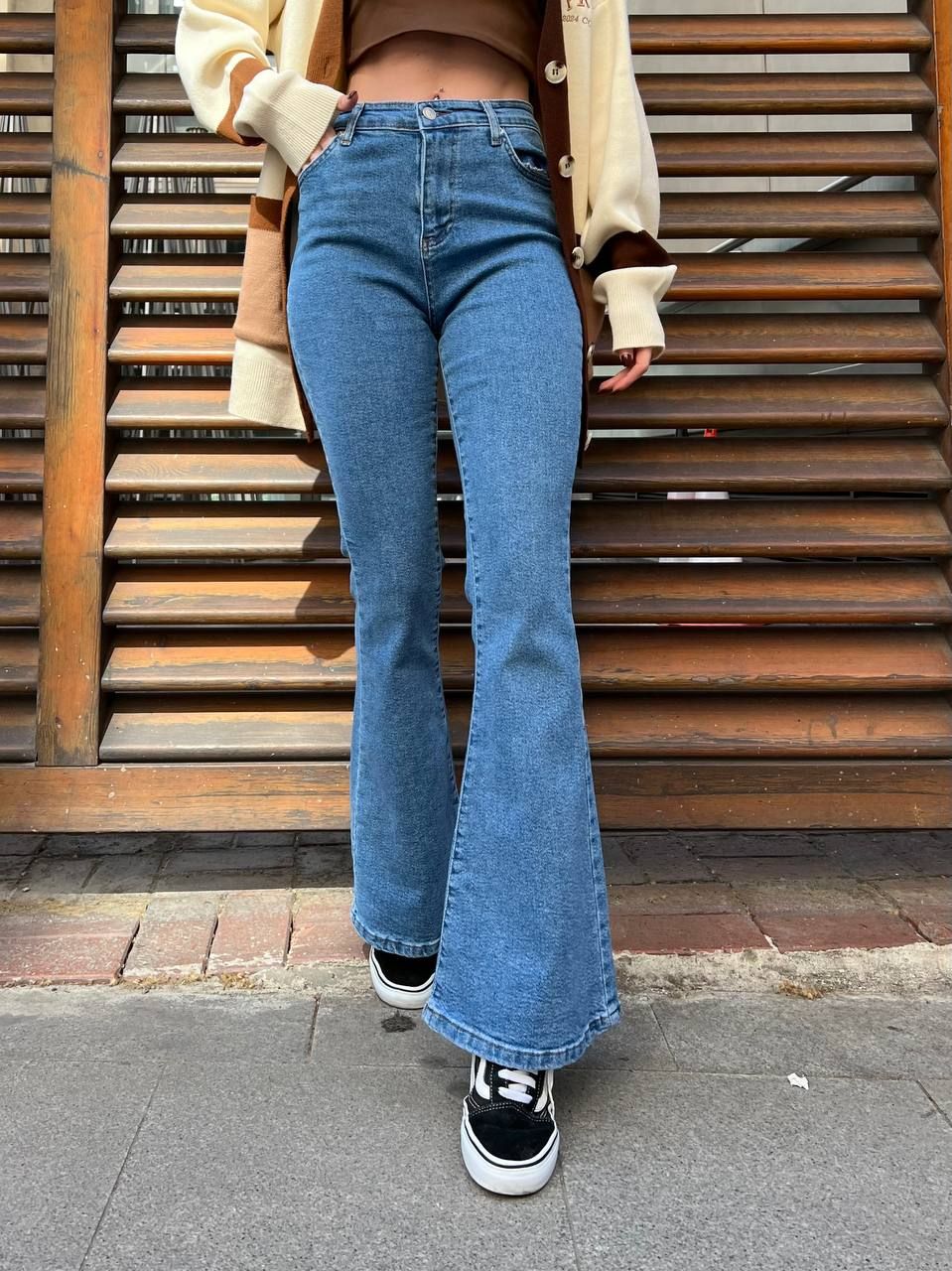 Blue Flare Jeans