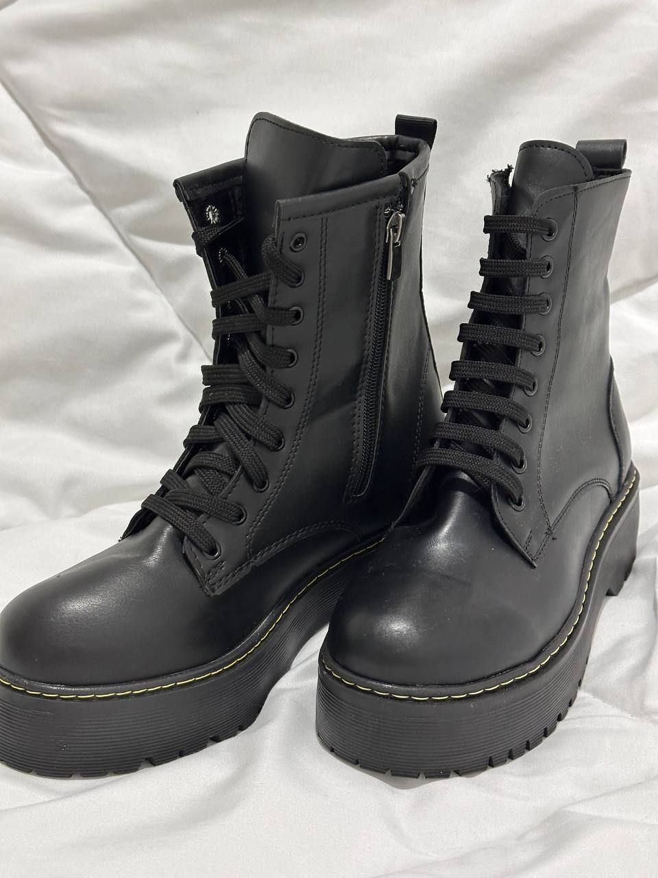 Black High Platform Boots
