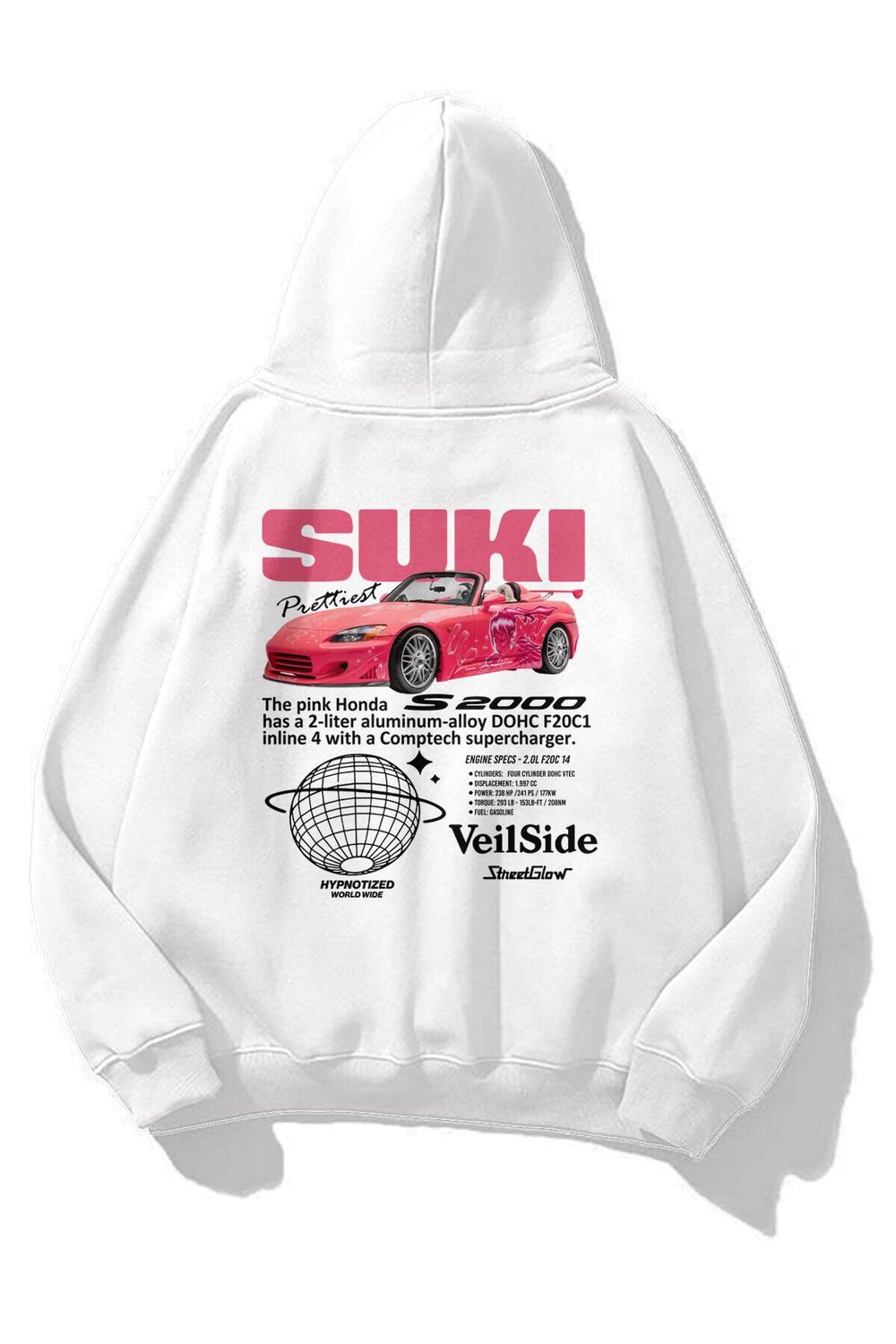 Suki Fast and Furious Extra Oversized Unisex Hoodie