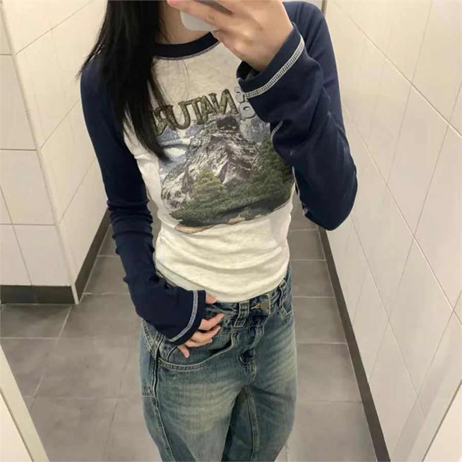 Back to Nature Raglan Long Sleeve Top