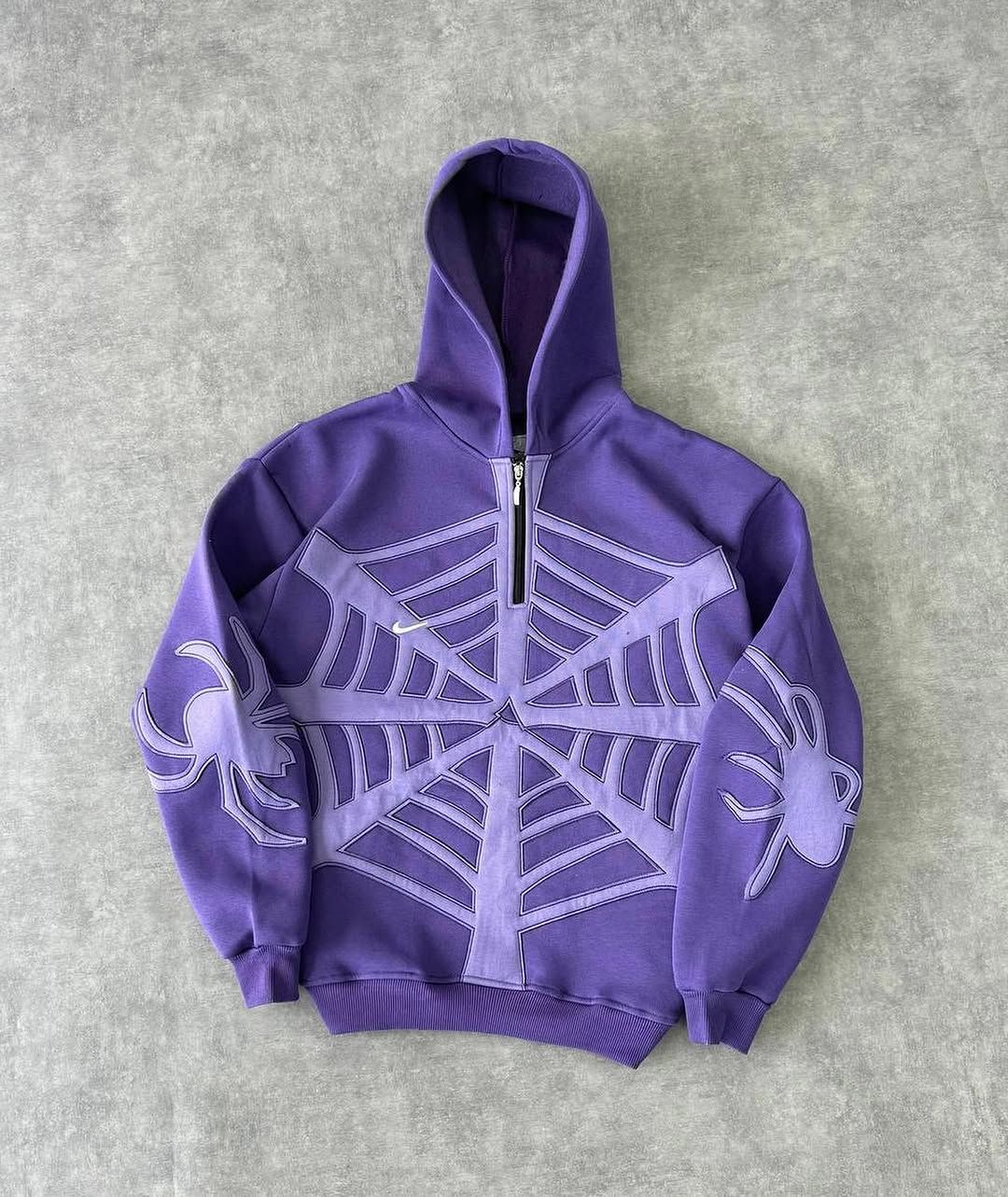 Nike Purple Spider Zipper Hoodie