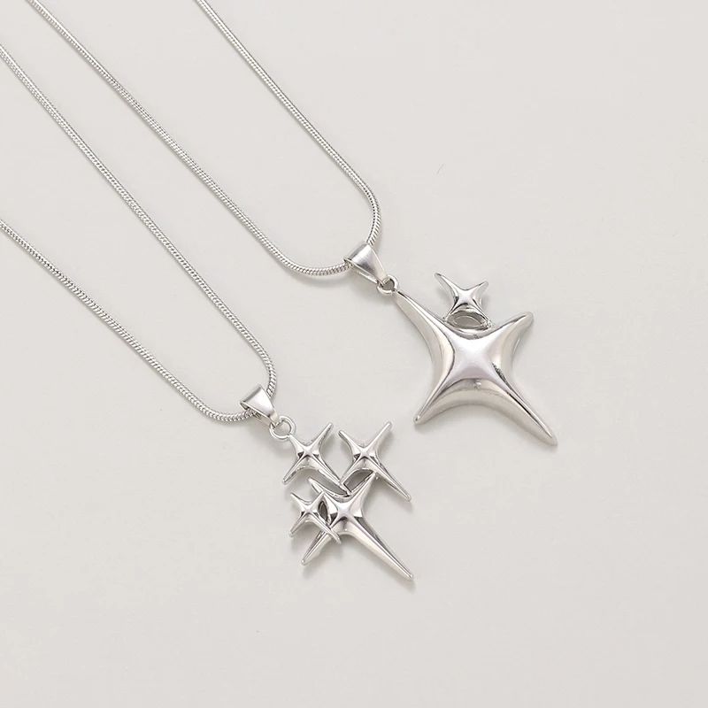Sparkling Stars Y2K Necklace