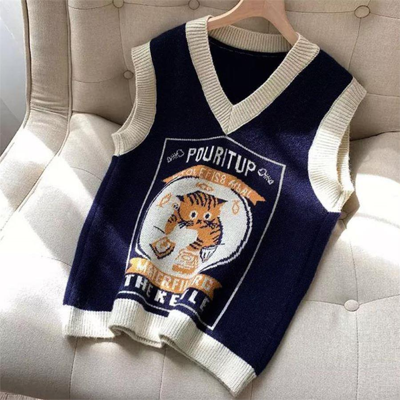 Kawaii Cat Unisex Sweater Vest
