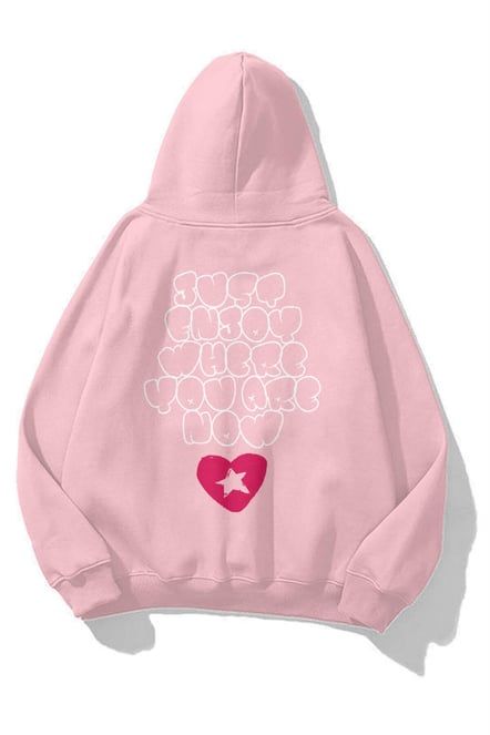 Just Enjoy Oversized Unisex Hoodie