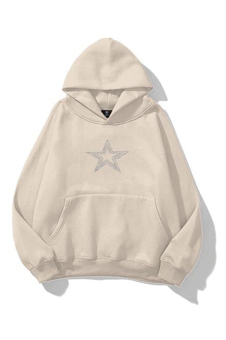 Pearl Star Extra Oversized Unisex Hoodie