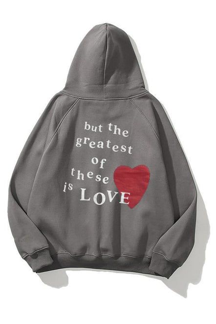 Faith Hope Love Extra Oversized Unisex Hoodie