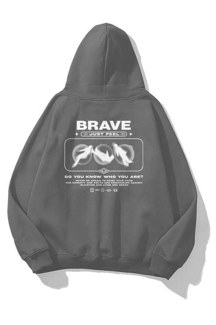 Brave Oversized Unisex Hoodie