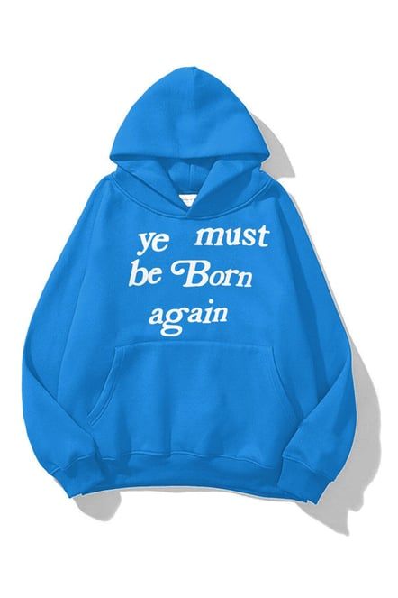 Must Be Born Again Extra Oversized Unisex Hoodie