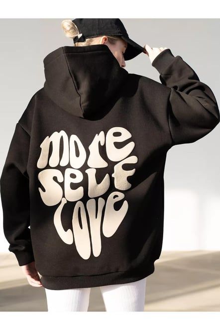 More Self Love Extra Oversized Unisex Hoodie