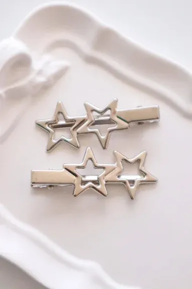 Stars 2 Hair Clips Set B