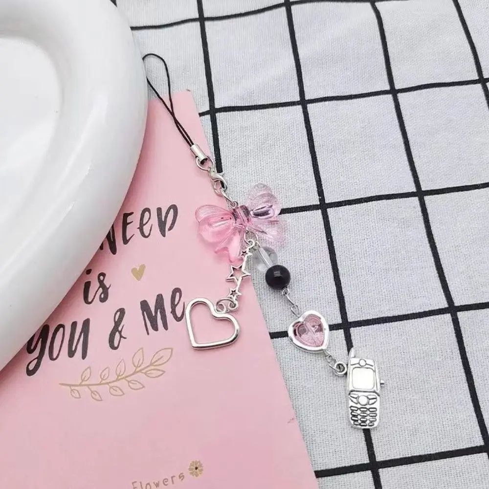 Bow Cell Phone Rope Chain