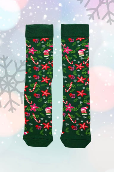 Green Candies Socks