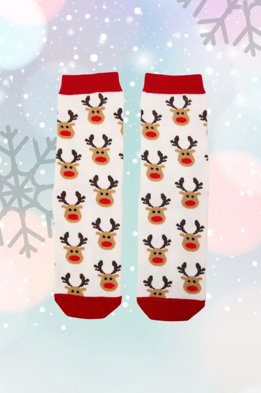 White Deer Socks