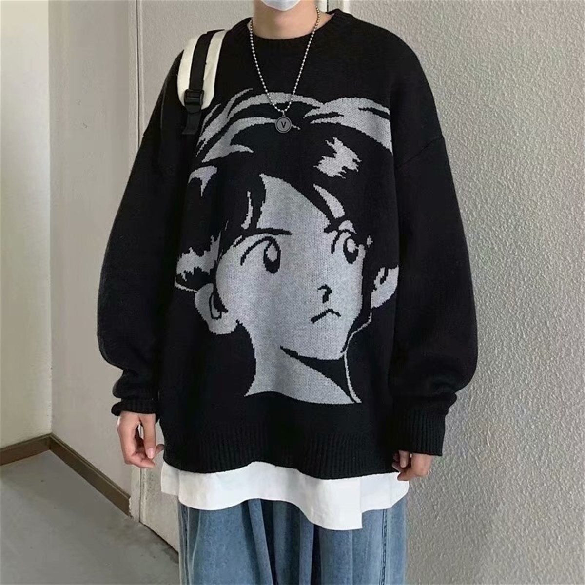 Harajuku Anime Boy Unisex Sweater