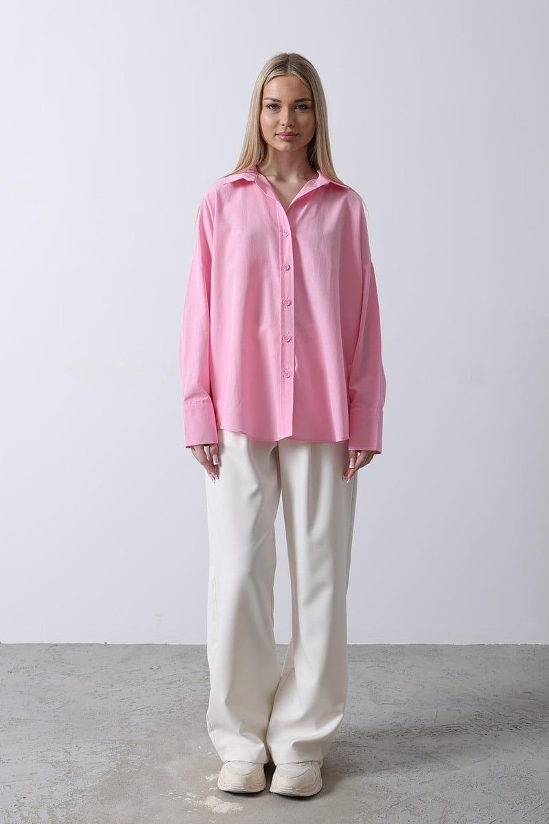 Pink Oversized Shirt