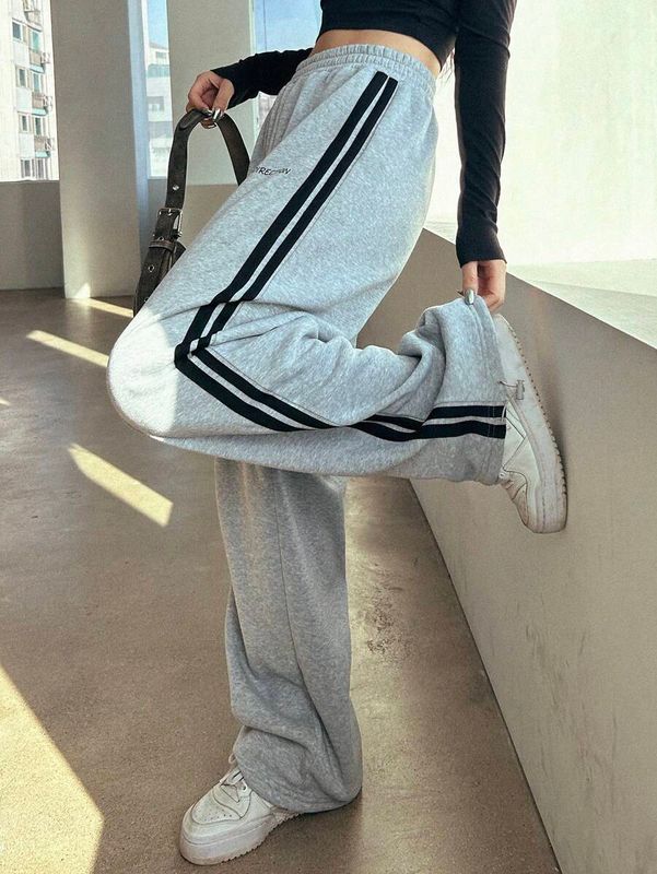 Gray Direction Adjustable Sweatpants