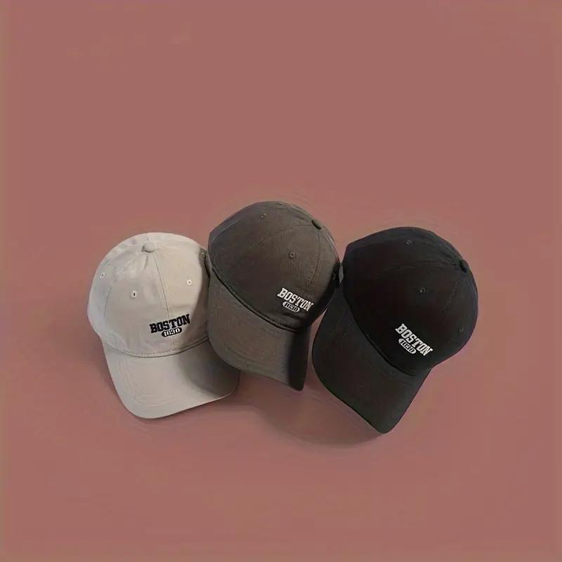 Boston Embroidered Vintage Baseball Cap