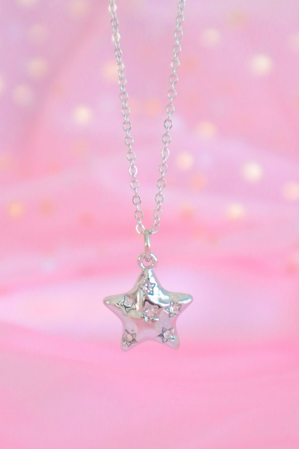 Mini Pearled Star Necklace