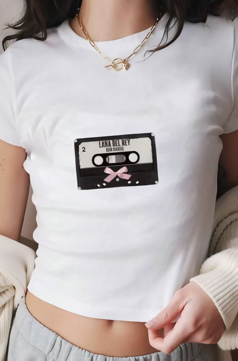 Lana Del Rey Dark Paradise Crop Top