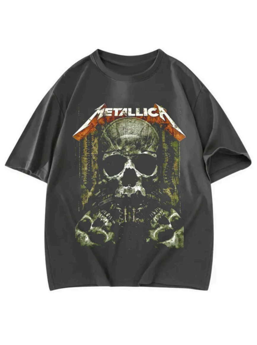 Metallica Smoked Oversized Unisex Tshirt