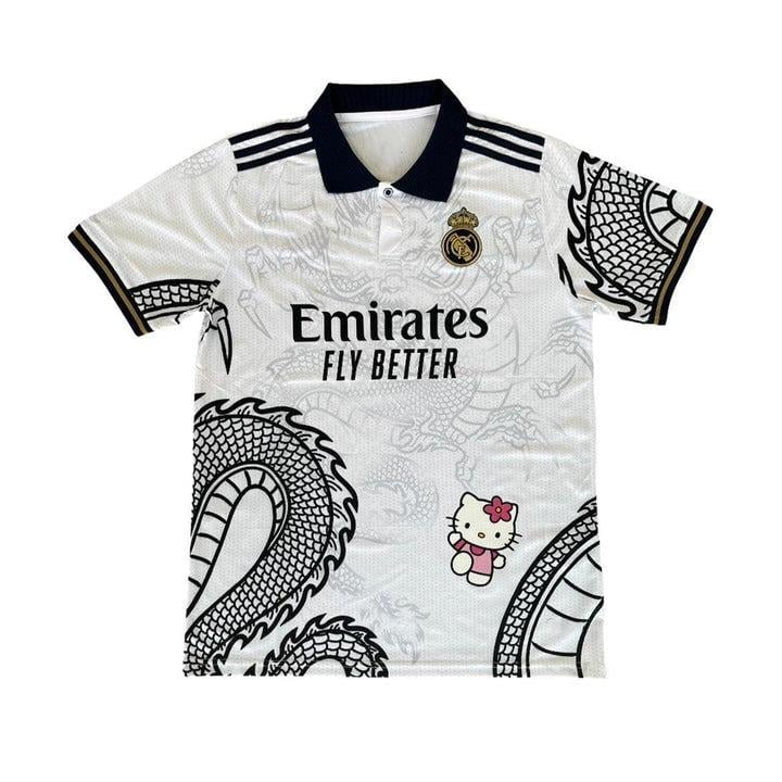 Black Dragon Real Madrid X Hello Kitty Oversized  Unisex Jersey
