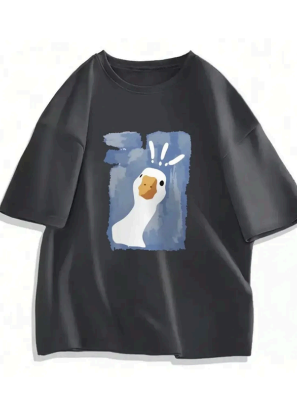 Gray Duck Oversized Unisex Tshirt