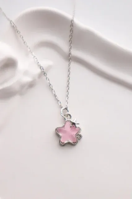 Pink Star Necklace