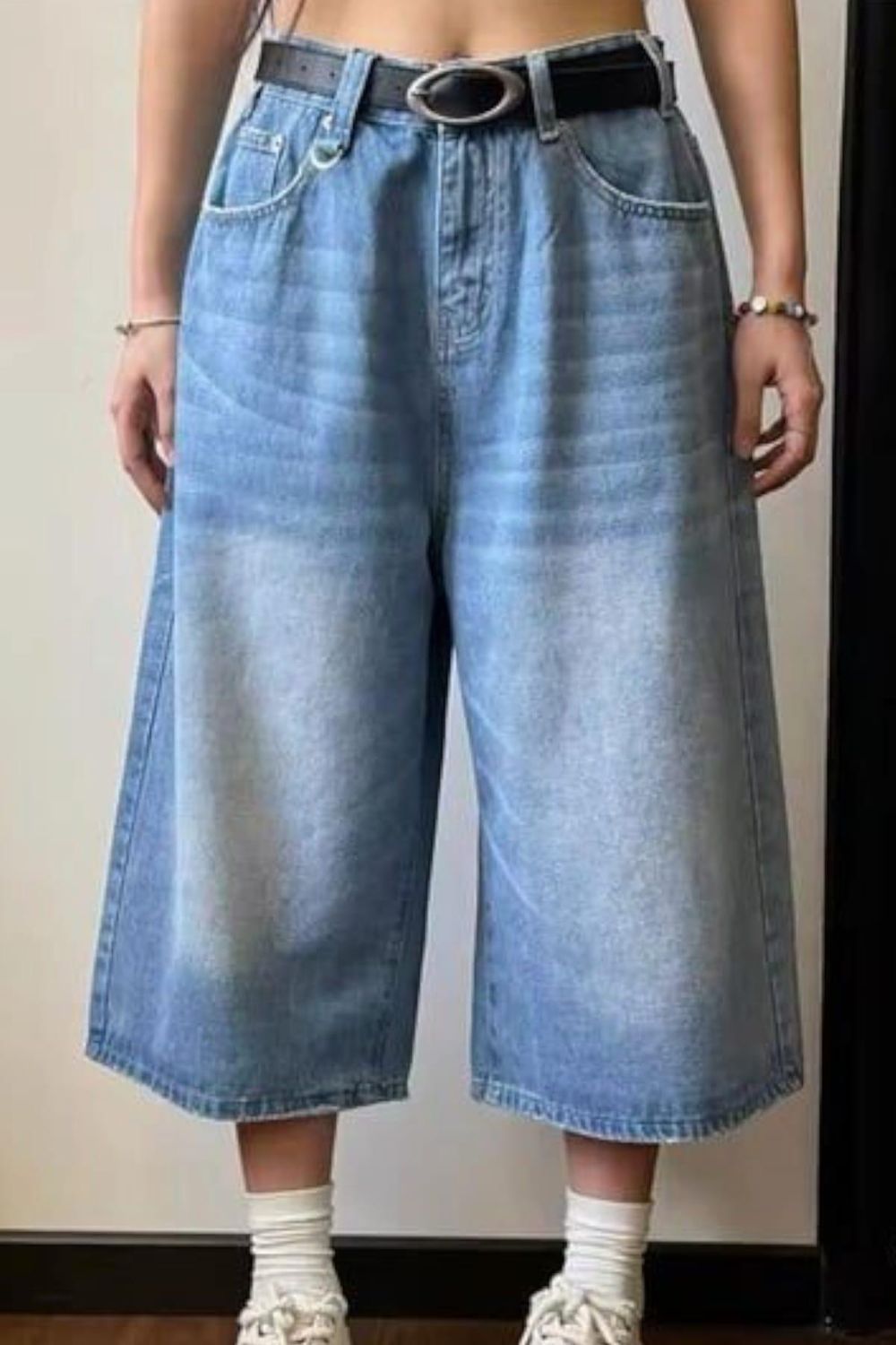 Light Blue Unisex Jorts