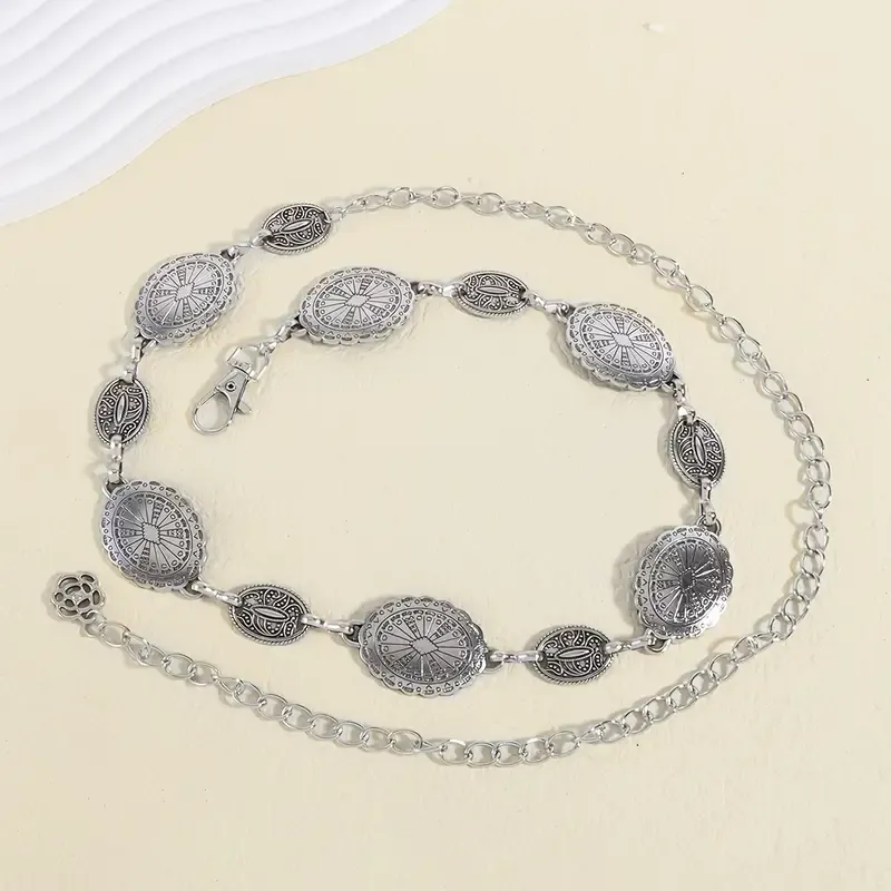 Silver Bohemian Waist Belt