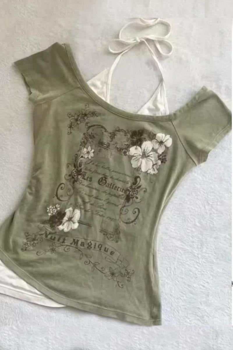 Olive Green Tieable Waist Length Top